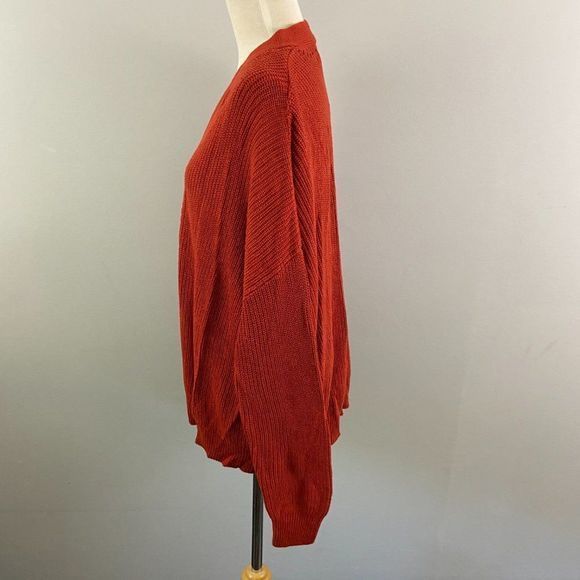 NWT ABOUND‎ Red Persimmon Knit Cardigan (L) - Picture 4 of 8